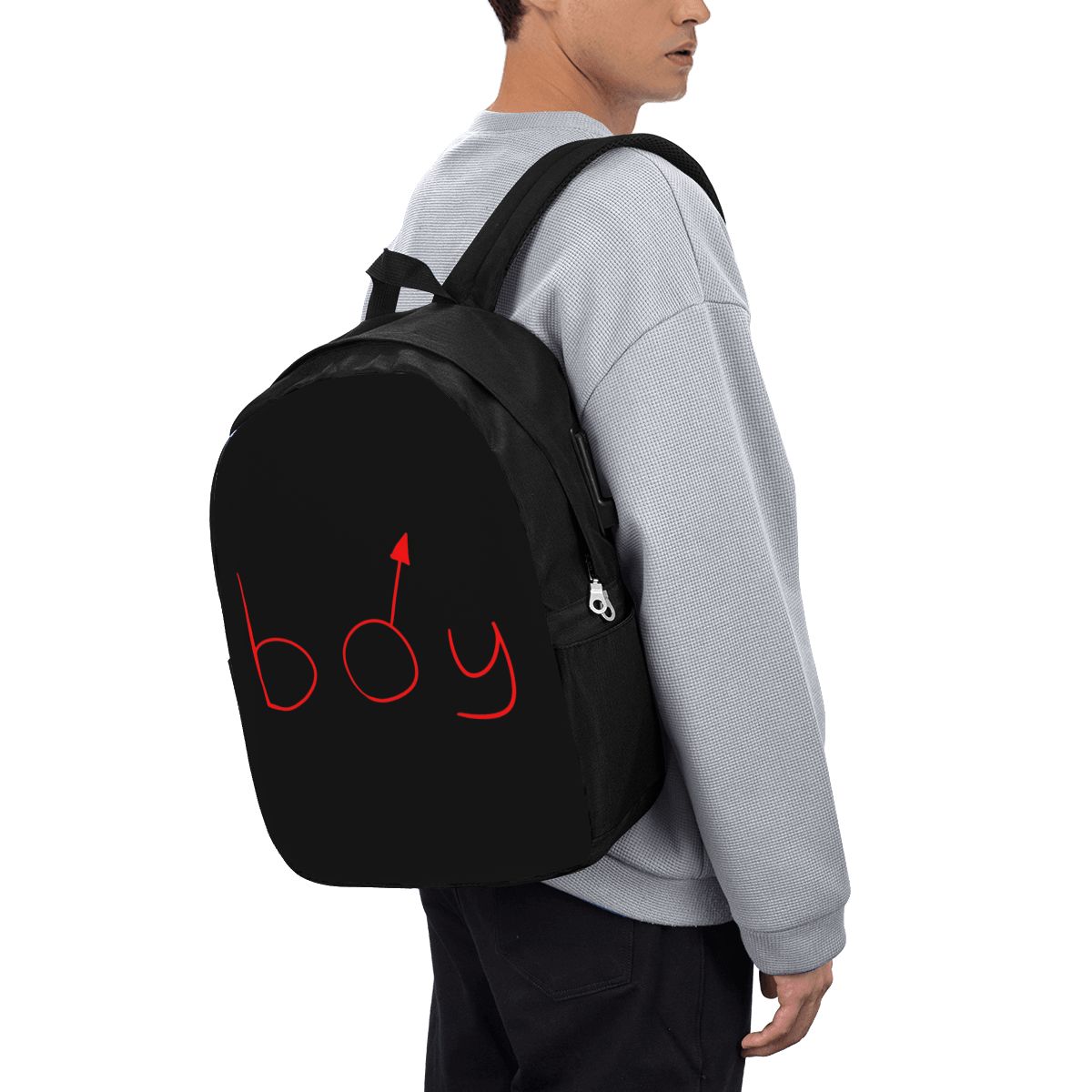 Laptop Bag - Boymoder Hat And Shirt Backpack Travel