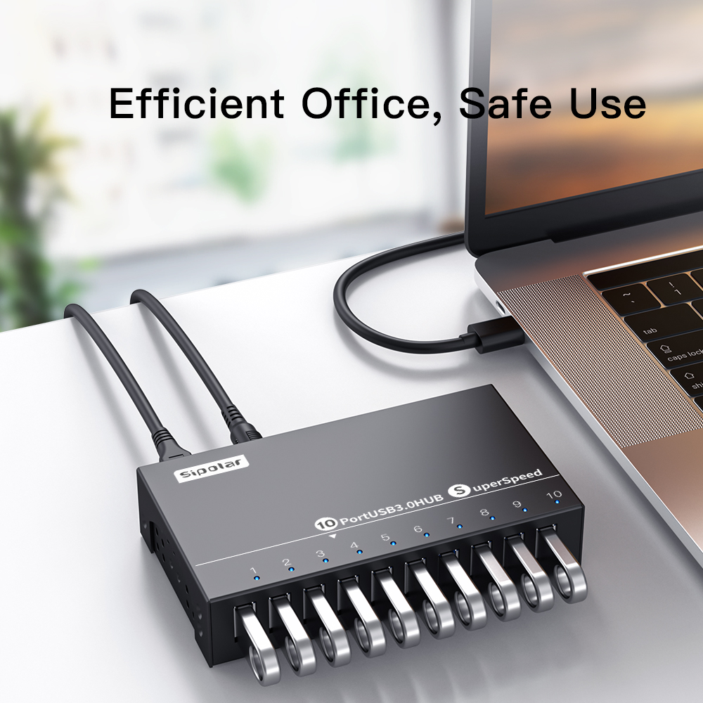 A103 Sipolar  10 Port   Usb Hu - Usb Hub review and price