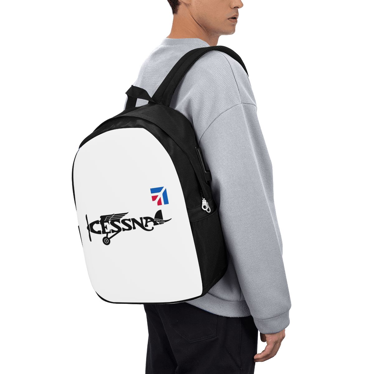 Cessna Logo Backpack Travel No - Laptop Bag review and price