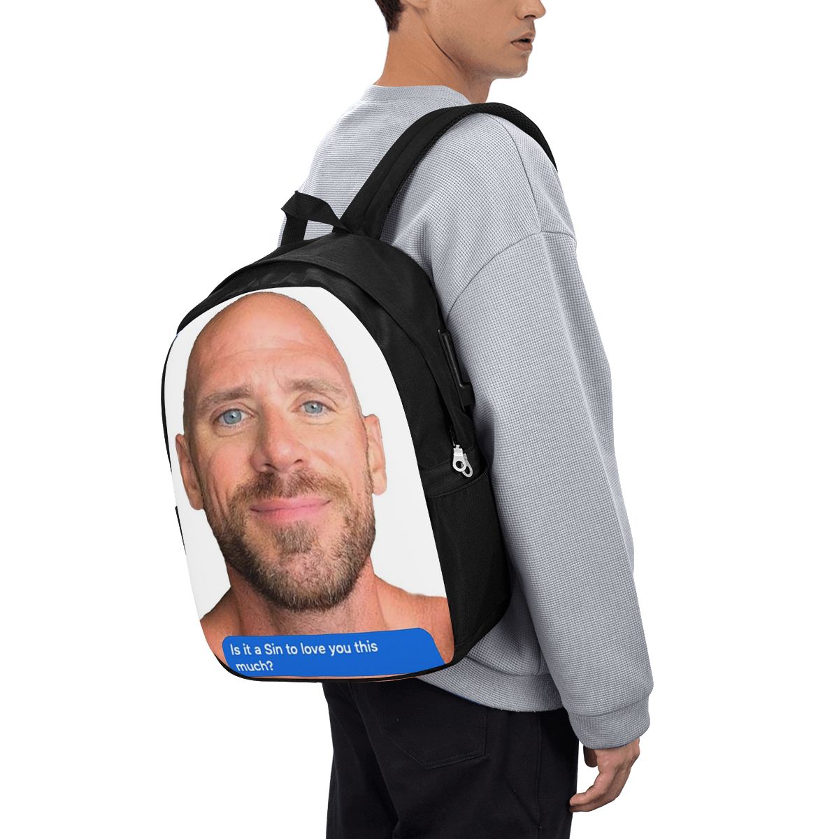 Johnny Sins Flirty Text Bubble - Laptop Bag review and price