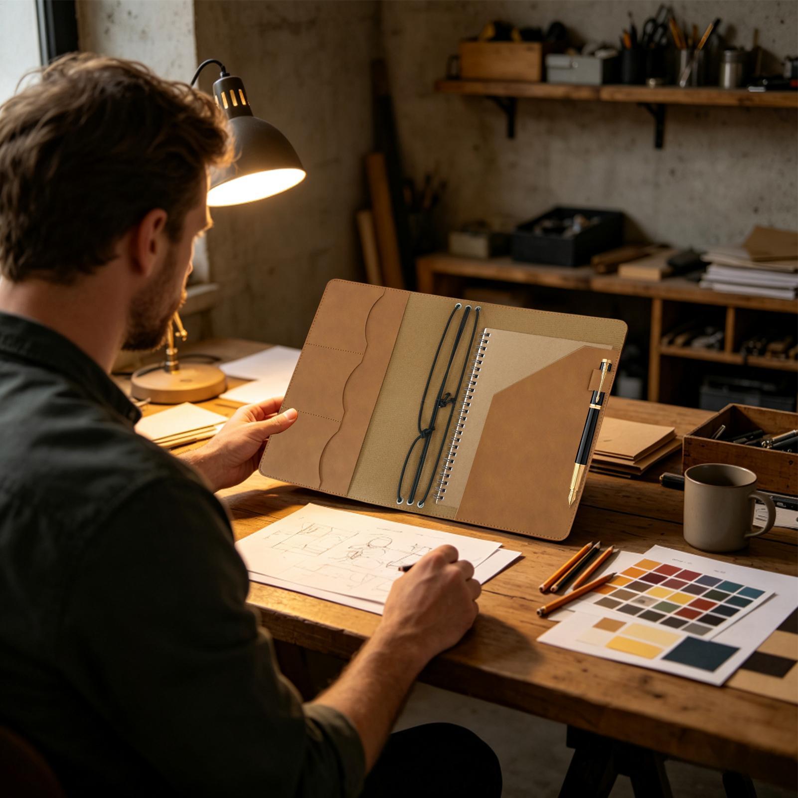 Leather A5 Notebook Cover Mult - Laptop Sleeve review and price