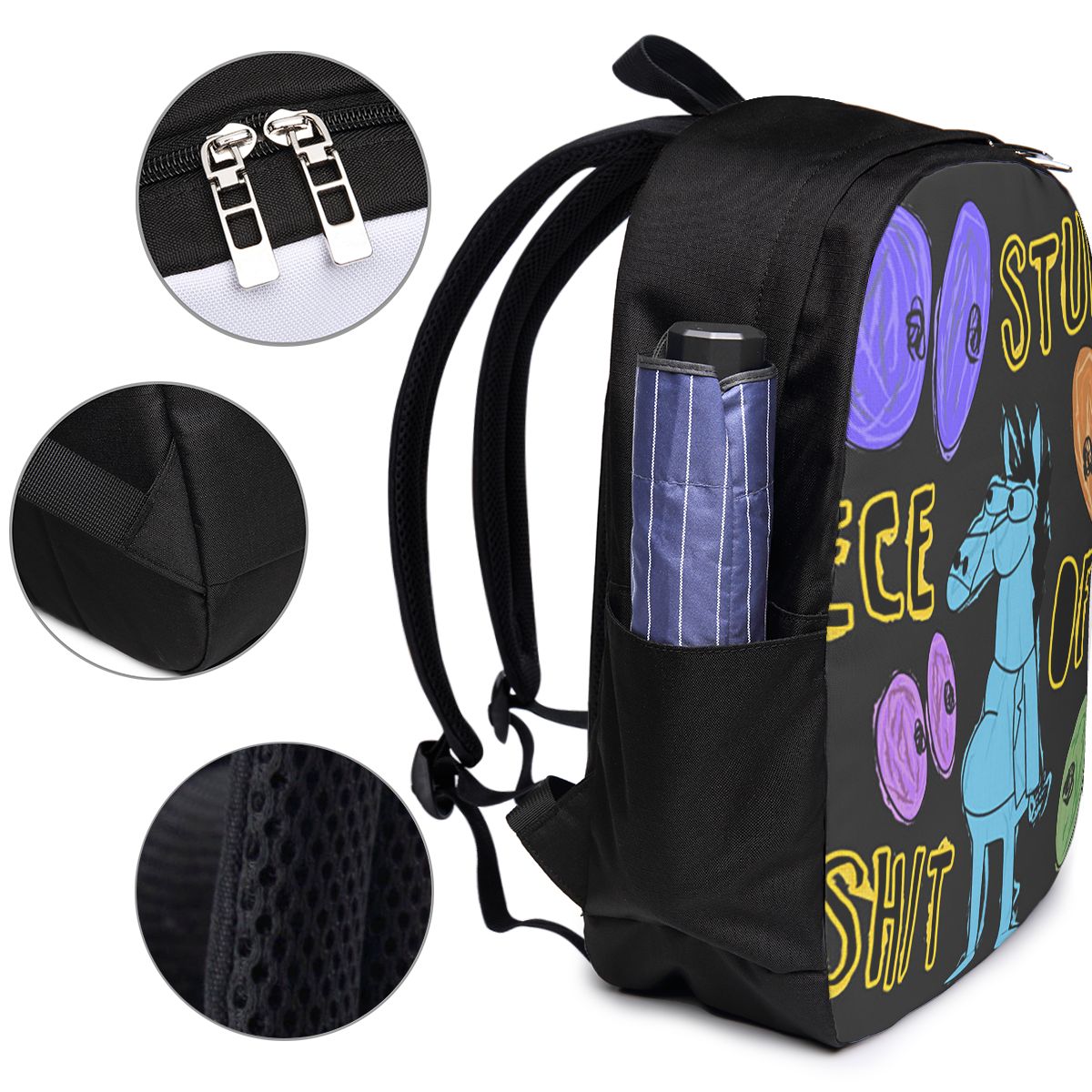 Cartoon Bojack Horseman Stupid - Laptop Bag review and price